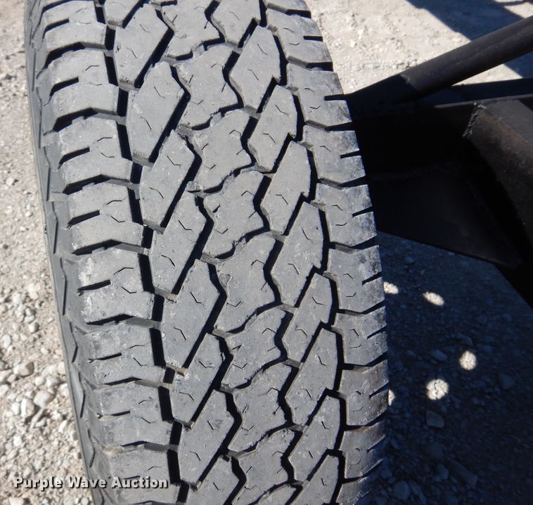 image for item JJ9678 Shop built hay bale trailer