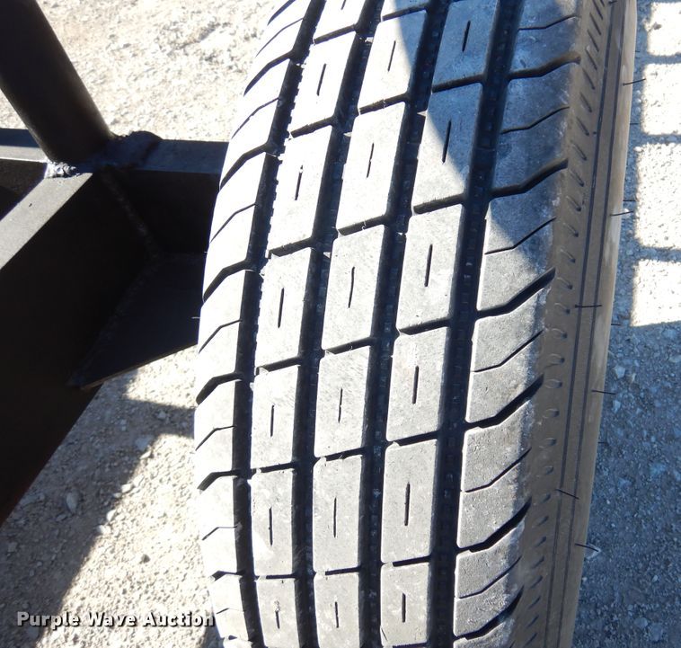 image for item JJ9678 Shop built hay bale trailer