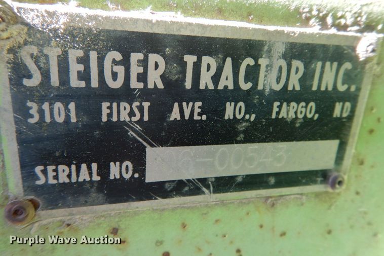 image for item JK9809 1976 Steiger Cougar III ST251  4WD tractor