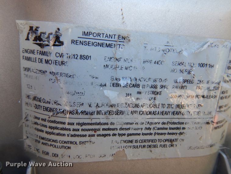 image for item DJ0807 2013 Mack CHU613  semi truck