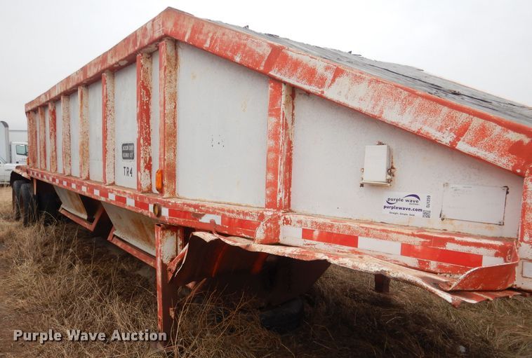 image for item DJ1259 1980 Beall  bottom dump trailer