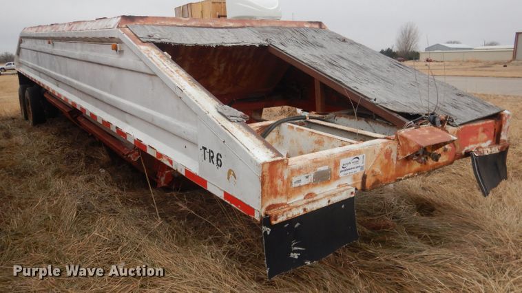 image for item DJ1260 1968 Cook  bottom dump trailer
