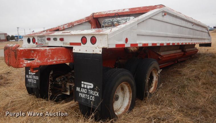 image for item DJ1260 1968 Cook  bottom dump trailer