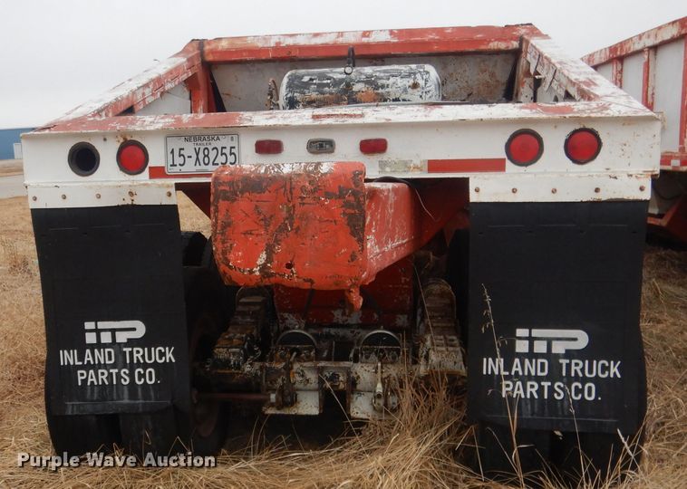 image for item DJ1260 1968 Cook  bottom dump trailer