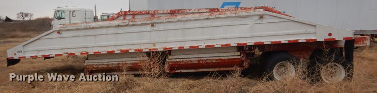 image for item DJ1260 1968 Cook  bottom dump trailer