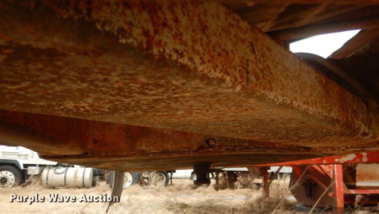 image for item DJ1260 1968 Cook  bottom dump trailer