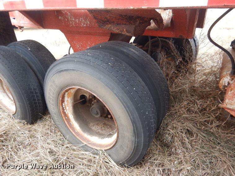 image for item DJ1260 1968 Cook  bottom dump trailer