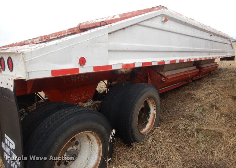 image for item DJ1260 1968 Cook  bottom dump trailer