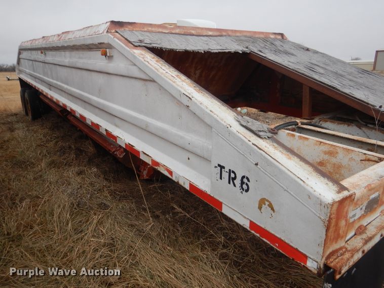 image for item DJ1260 1968 Cook  bottom dump trailer