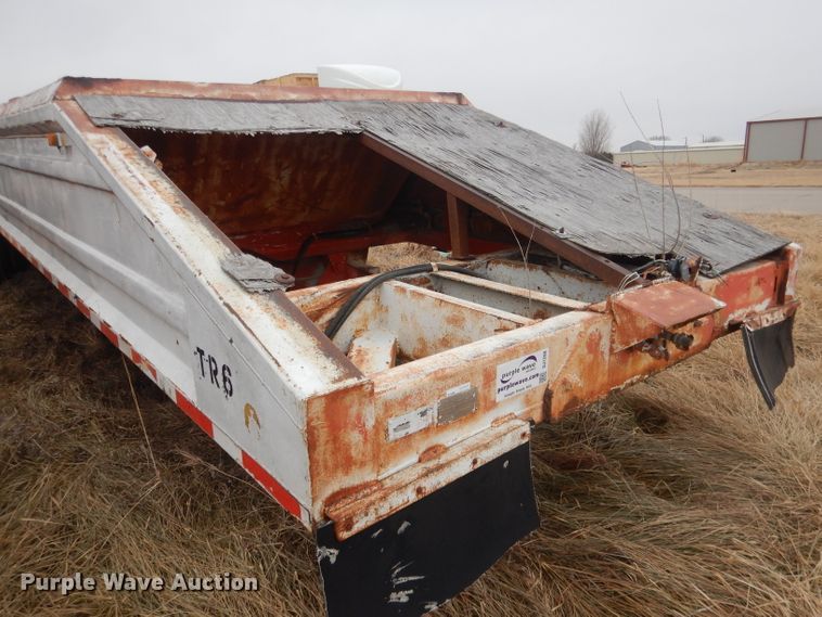 image for item DJ1260 1968 Cook  bottom dump trailer