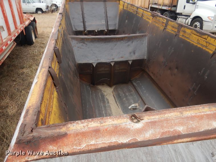 image for item DJ1260 1968 Cook  bottom dump trailer