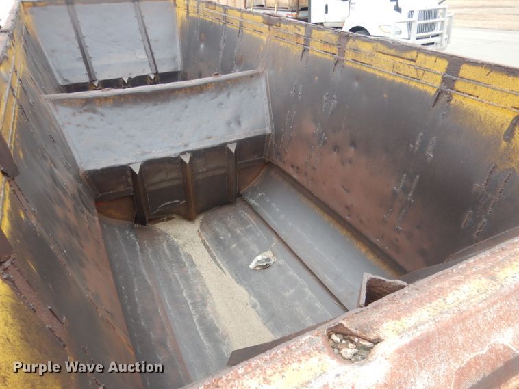 image for item DJ1260 1968 Cook  bottom dump trailer