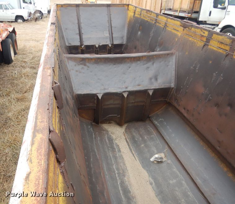 image for item DJ1260 1968 Cook  bottom dump trailer