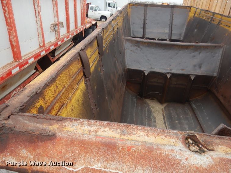 image for item DJ1260 1968 Cook  bottom dump trailer