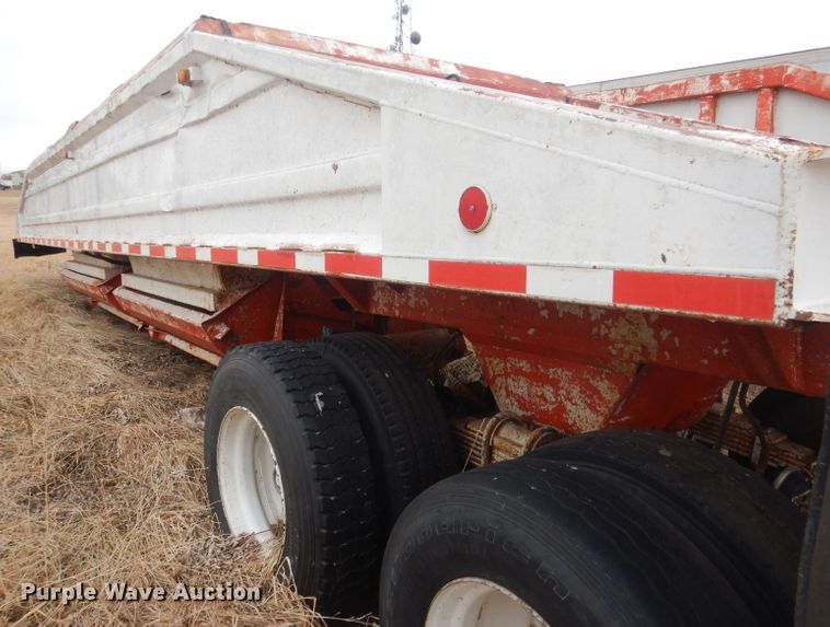 image for item DJ1260 1968 Cook  bottom dump trailer