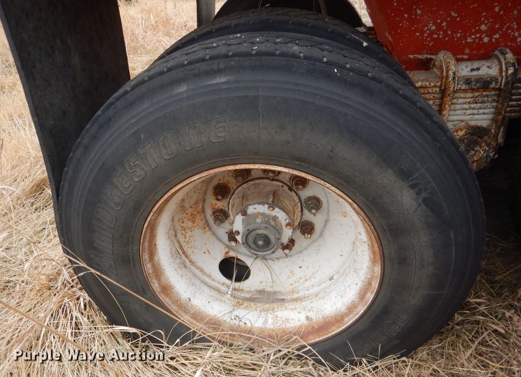 image for item DJ1260 1968 Cook  bottom dump trailer