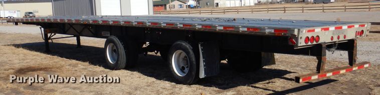 image for item DK8740 2007 Transcraft Eagle II  flatbed trailer