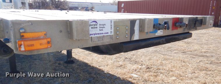 image for item DK8740 2007 Transcraft Eagle II  flatbed trailer