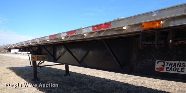 image for item DK8740 2007 Transcraft Eagle II  flatbed trailer