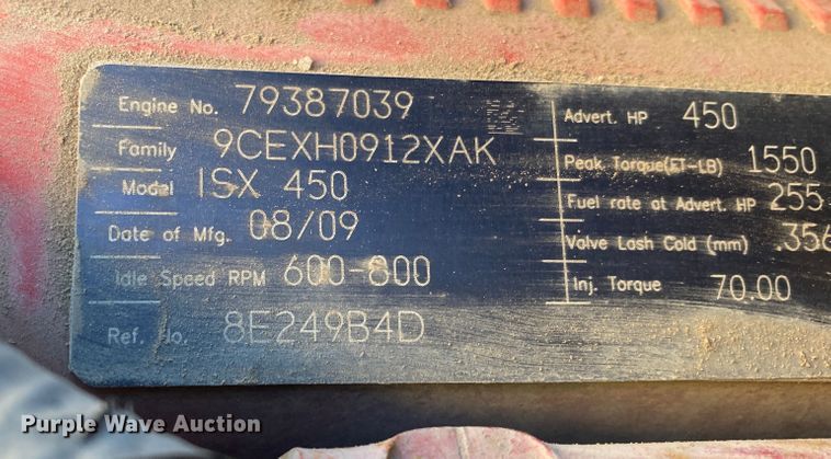 image for item DL1451 2010 International 9200i  semi truck