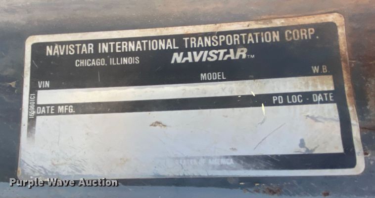 image for item DL1456 1994 International  vacuum truck