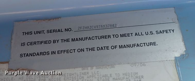 image for item DN2163 2007 Sterling LT9500  roll-off container truck