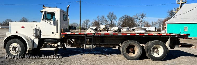 image for item ID9637 1982 Peterbilt 359  flatbed truck