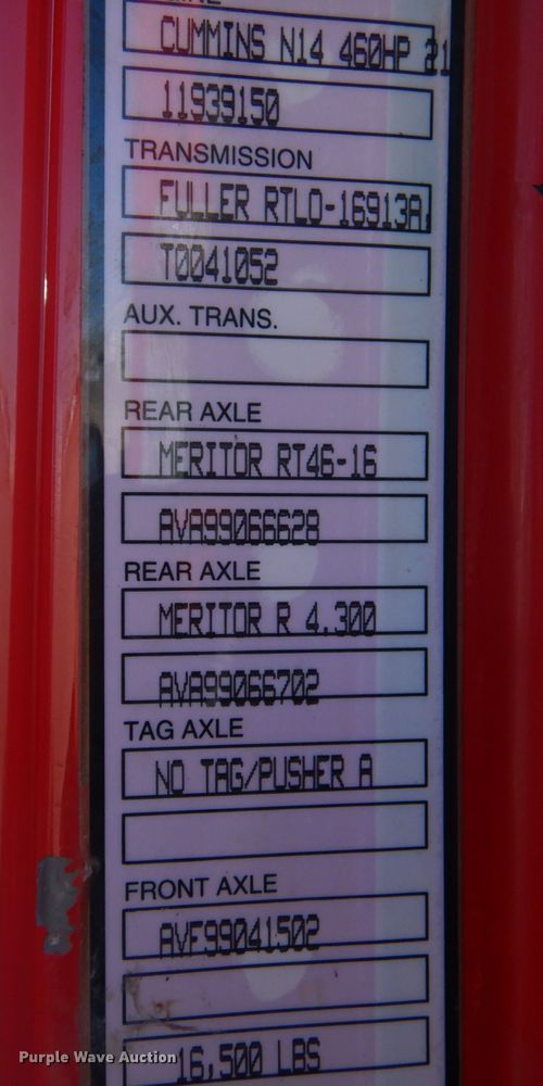 image for item IE9564 1999 Volvo ACL  winch truck