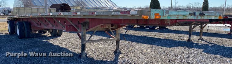image for item IG9699 1998 Transcraft Eagle W2  flatbed trailer