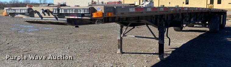 image for item IG9703 2007 Transcraft  flatbed trailer