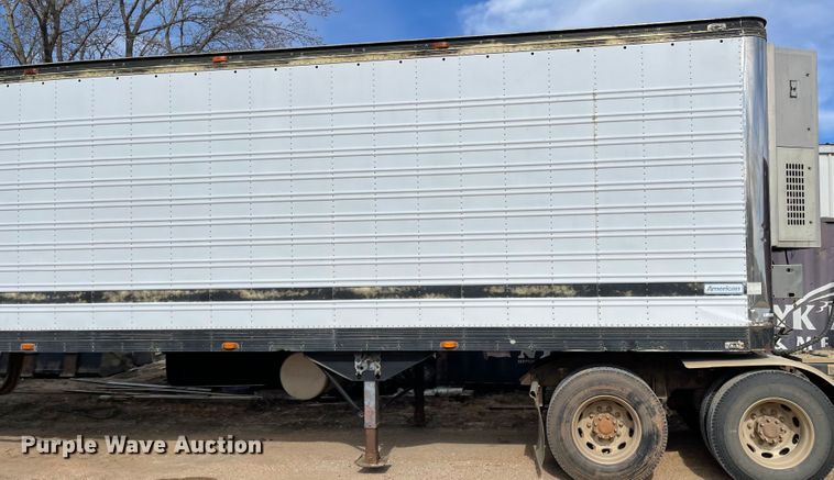 image for item IJ9697 1986 American A355  refrigerated van trailer