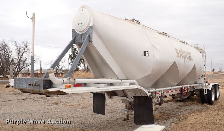 image for item IS9403 2009 Stephens  pneumatic dry bulk trailer