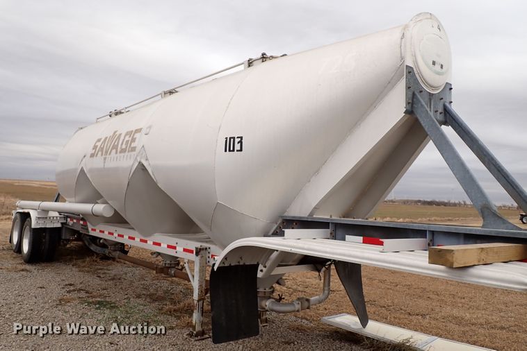 image for item IS9403 2009 Stephens  pneumatic dry bulk trailer