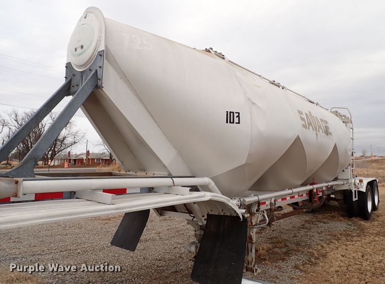 image for item IS9403 2009 Stephens  pneumatic dry bulk trailer