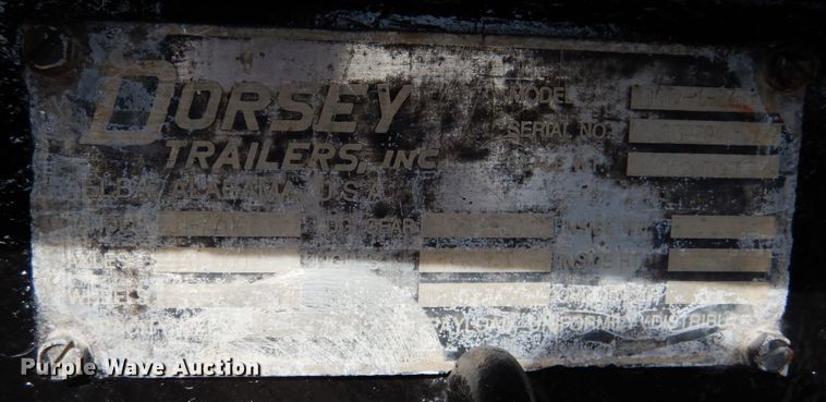 image for item JI9339 Dorsey DGTW-I-276  scrap trailer