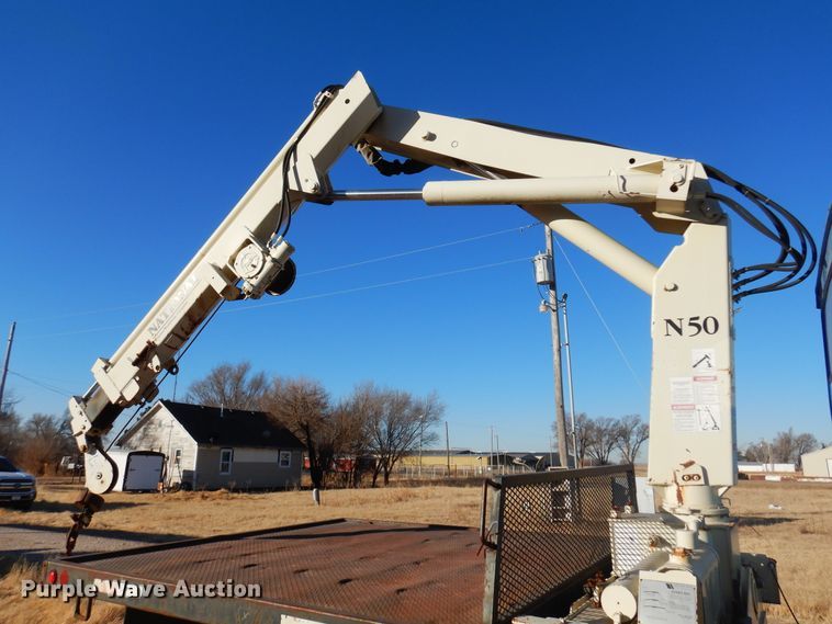 image for item JJ9693 1981 Ford L8000  crane truck