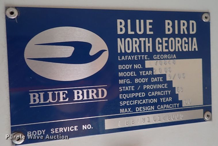 image for item DC4150 2006 Blue Bird Vision  school bus