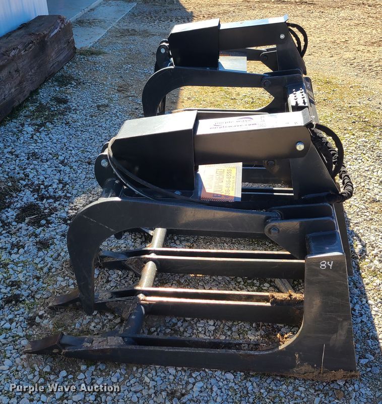 image for item DJ1723 84" W skid steer grapple bucket