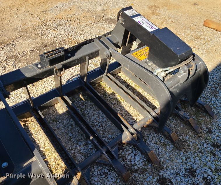 image for item DJ1723 84" W skid steer grapple bucket