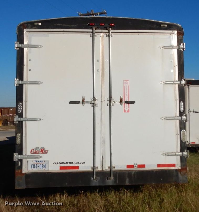 image for item DJ8116 2013 Cargo Mate Sprayliner  enclosed cargo trailer with spray insulation system