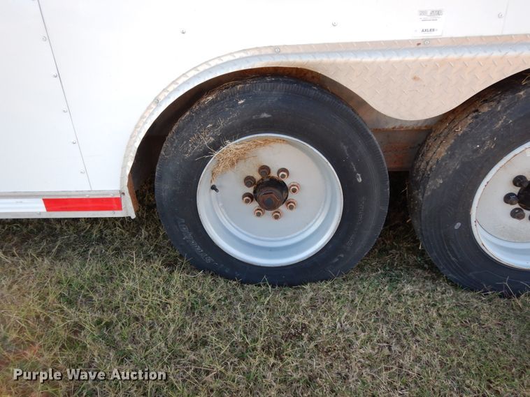 image for item DJ8116 2013 Cargo Mate Sprayliner  enclosed cargo trailer with spray insulation system