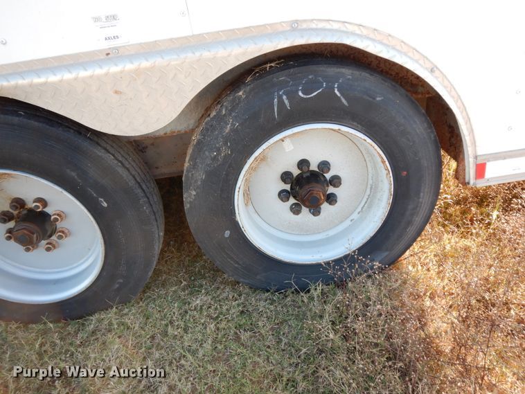 image for item DJ8116 2013 Cargo Mate Sprayliner  enclosed cargo trailer with spray insulation system