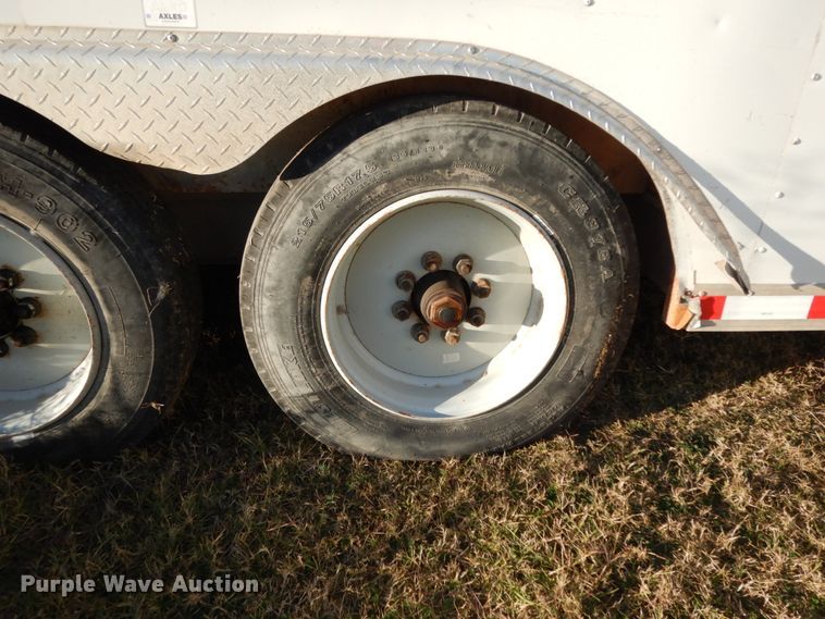 image for item DJ8116 2013 Cargo Mate Sprayliner  enclosed cargo trailer with spray insulation system