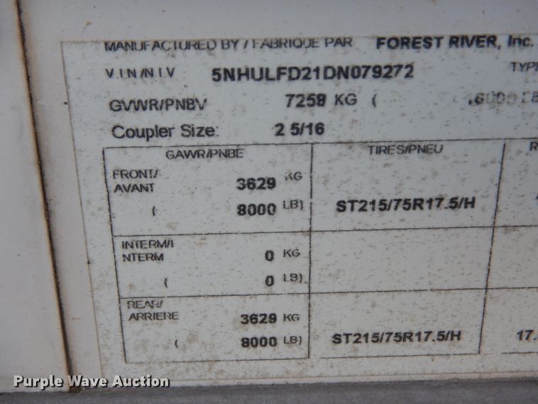 image for item DJ8116 2013 Cargo Mate Sprayliner  enclosed cargo trailer with spray insulation system