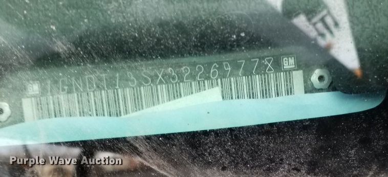 image for item DM4466 2003 Chevrolet Trail Blazer  SUV