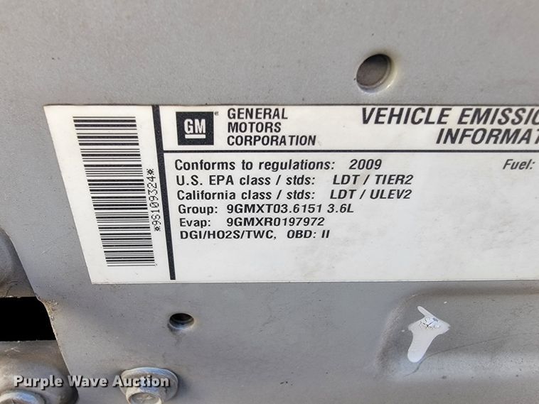 image for item DM7484 2009 Chevrolet Traverse  SUV