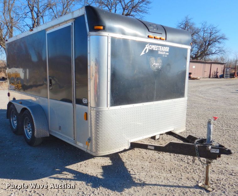 image for item DN1258 2013 Homesteader 712ET  enclosed cargo trailer