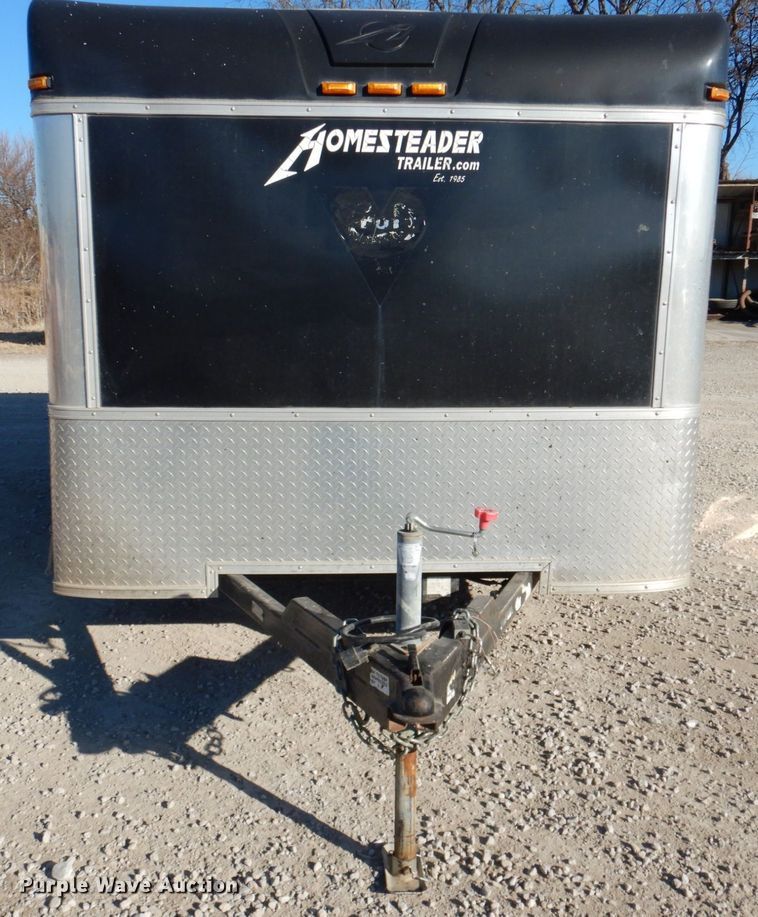image for item DN1258 2013 Homesteader 712ET  enclosed cargo trailer