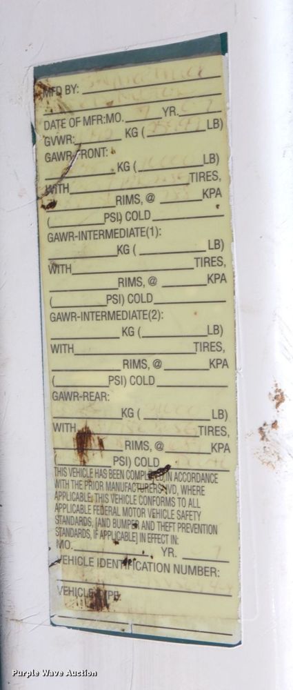 image for item DN7250 2008 Ford F750 Super Duty XL  truck cab and chassis