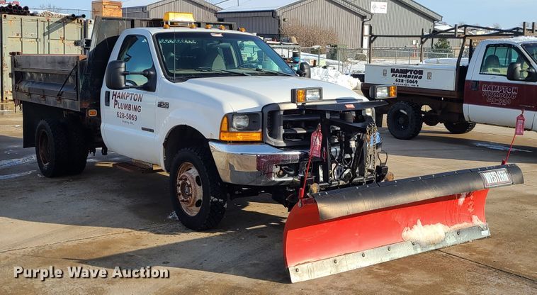 image for item GB9183 2000 Ford F450 Super Duty XL  dump truck